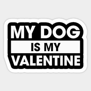 Dog Valentine Sticker